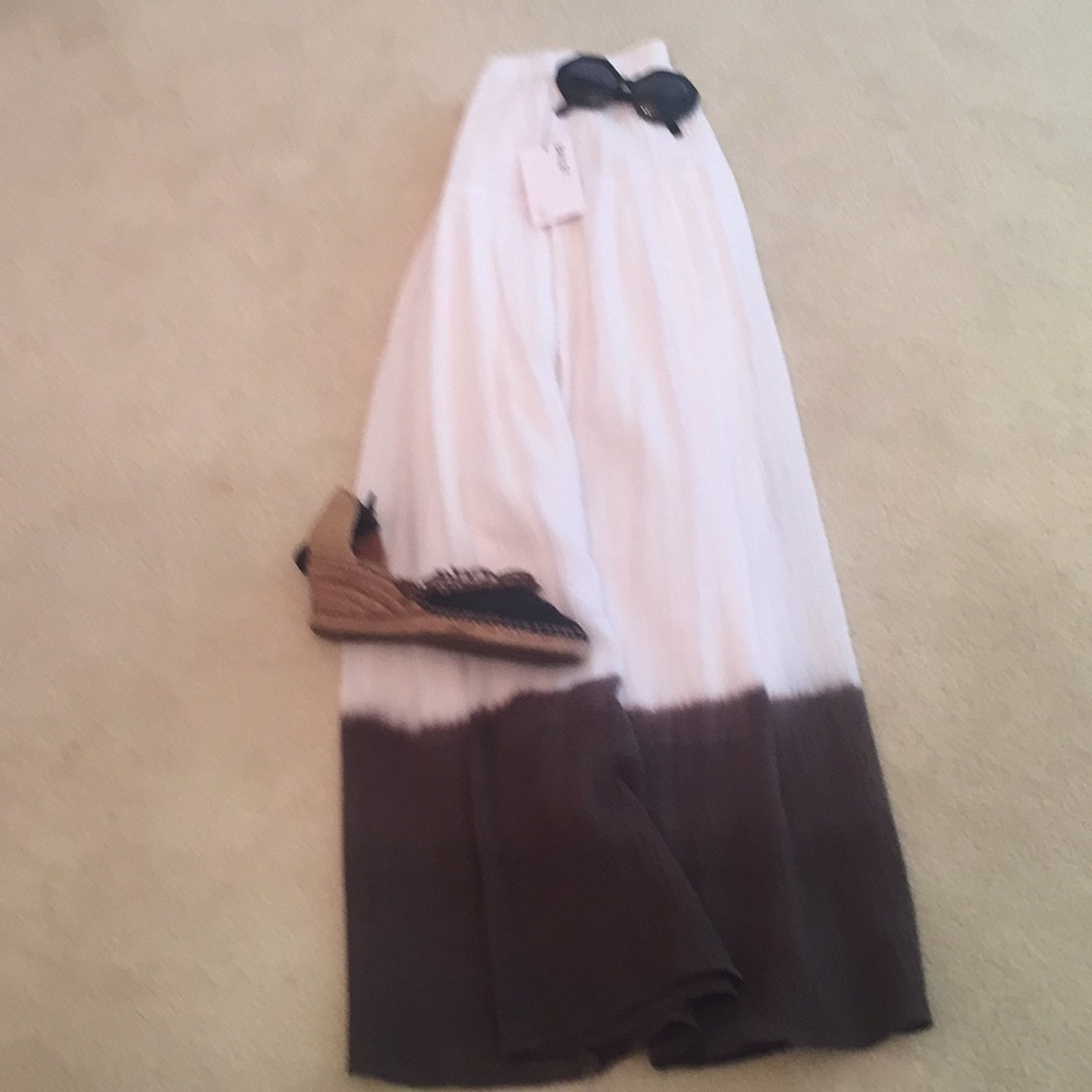 Bailey 44 Maxi-Skirt Crinkle Gauze Dip Dyed Medium